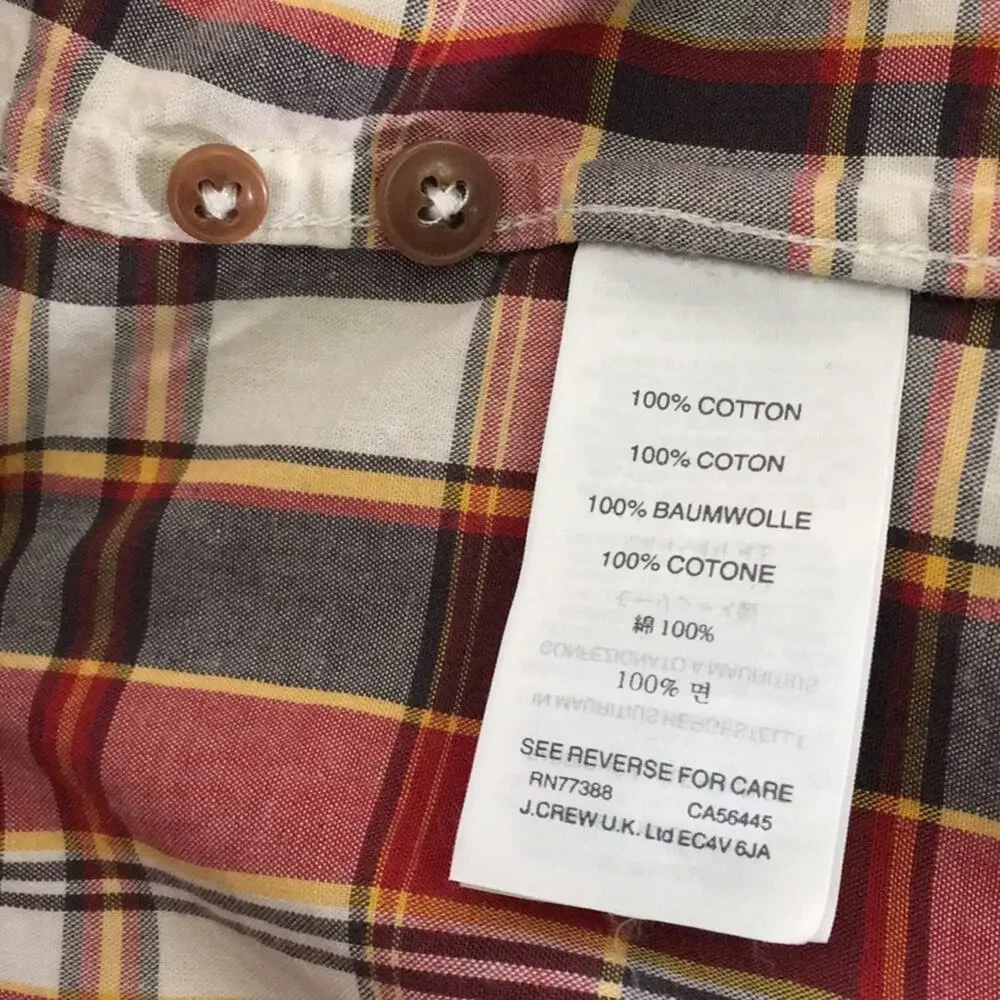 J. Crew men's button down L-sleeves casual shirt L